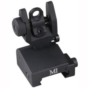 AR-15  FLIP-UP ADJUSTABLE MCTAR-SPLP REAR SIGHT BLACK