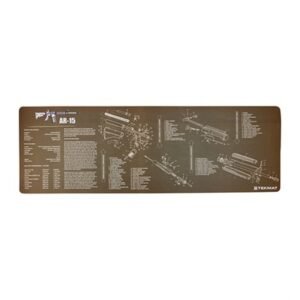 TEKMAT LONG GUN CLEANING MAT FOR AR-15 OD GREEN