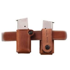 SINGLE MAG CARRIER .40 STAGGERED METAL MAG-TAN