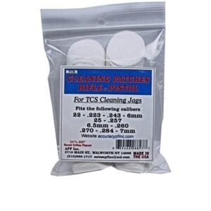 TCS CLEANING PATCHES 22 CALIBER - 7MM