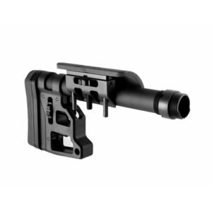 SKELETON CARBINE STOCK WITH CHEEK RISER 9.75IN BLACK