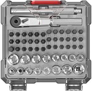 X3 DRIVER 52-PIECE SOCKET & GUNSMITHING BIT SET