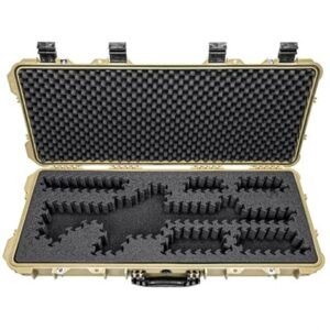 38'' HARD RIFLE CASE W/ RAGAR FOAM INSERT TAN