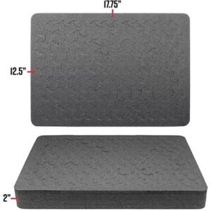 RAGAR FOAM INSERT 17.75''X12.5'' FOR EYLAR 20'' CAMERA/DRONE CS