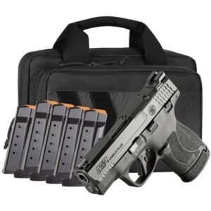 M&P9 SHIELD PLUS OR 9MM 3.1''BBL (6)MAGS BLK CARRY ON BUNDLE