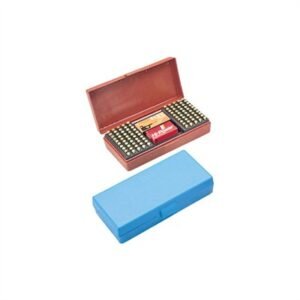 FLIP TOP RIMFIRE AMMO BOX 22LR/17 HMR 200 ROUND BLUE