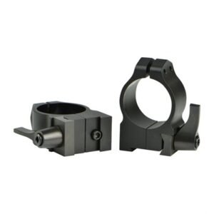 30MM MEDIUM (1.015'') QD 19MM DOVETAIL RINGS, BLACK