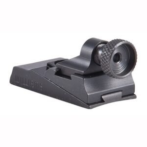 REMINGTON 700 ADJ PEEP WGRS RECEIVER REAR SIGHT BLACK