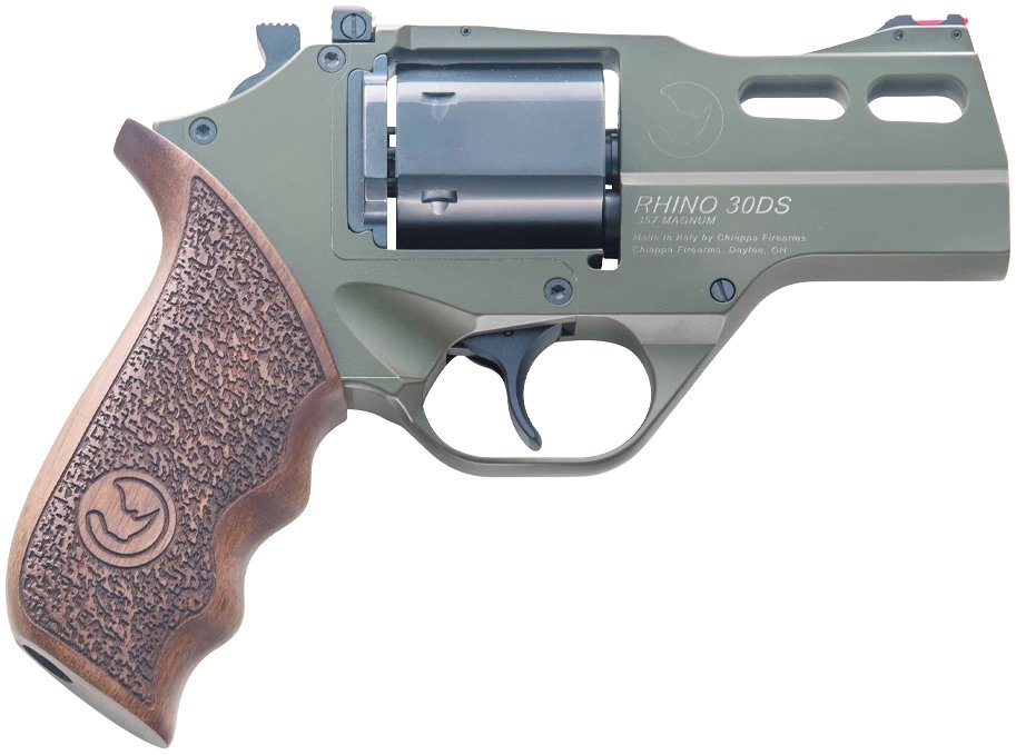 CHIAPPA RHINO 30DS 357MA 3 ODG HUNTER WALNUT 6RD