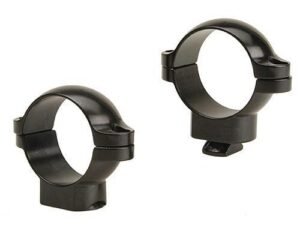 Leupold 2-Piece STD Windage Adjustable Steel Rings 1" Medium Gloss