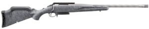 RUGER AMERICAN G2 6.5CM RFL 20" SPIRAL FLUTED BBL, GRY SPLTTR STOCK, 3RD