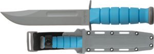 KA-BAR USSF SPACE-BAR KNIFE - 7" FINE EDGE W/SHEATH BLK/BLUE