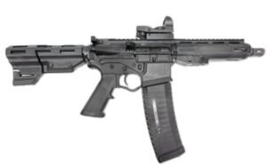 ATI ALPHA MAXX 5.56X45MM PISTOL 7.5" BBL, 7" MLOK BLACK, DUO SIGHT, 1-60RD MAG